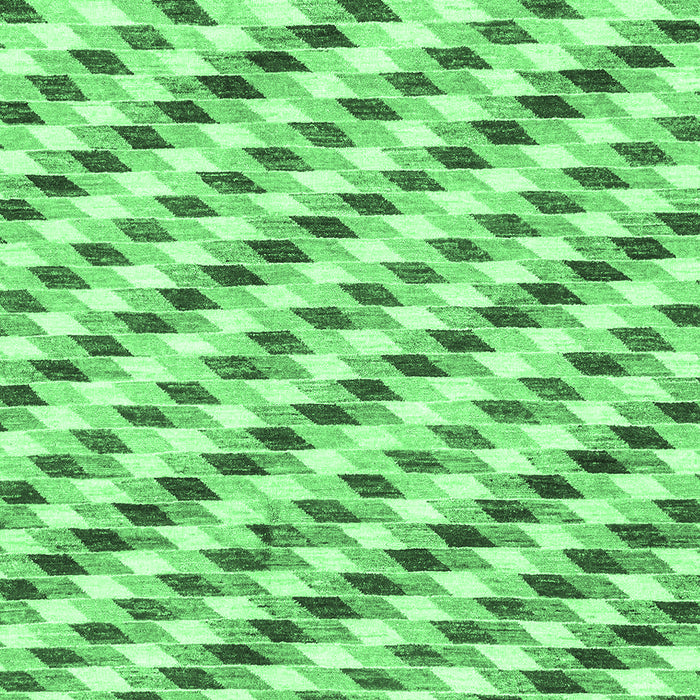 Machine Washable Solid Emerald Green Modern Area Rugs, wshabs3411emgrn