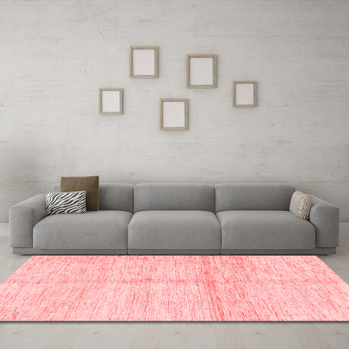 Modern Red Washable Rugs