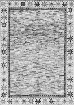 Abstract Gray Modern Rug, abs3413gry
