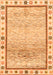 Machine Washable Abstract Orange Modern Area Rugs, wshabs3413org