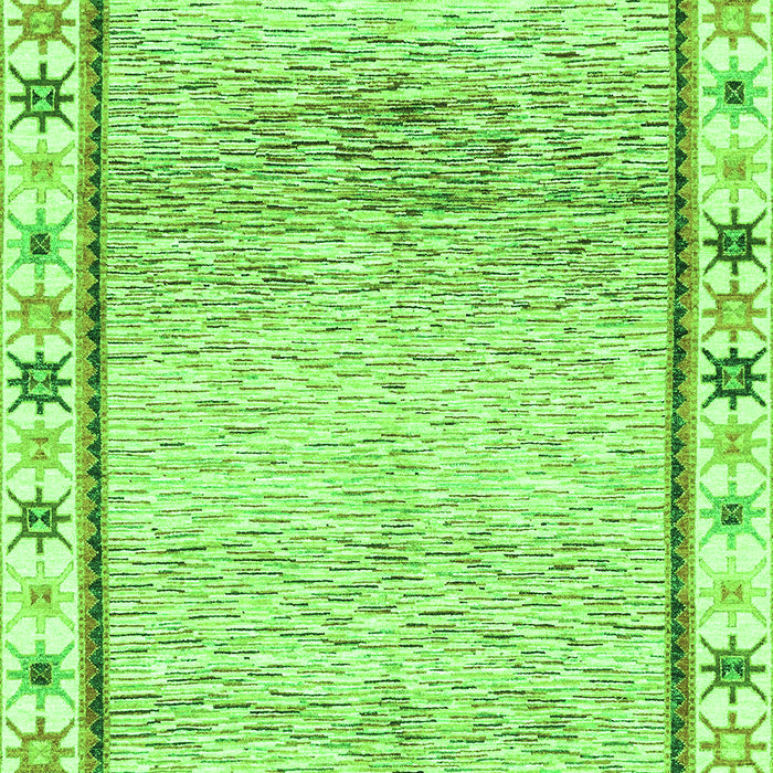Machine Washable Abstract Green Modern Area Rugs, wshabs3413grn