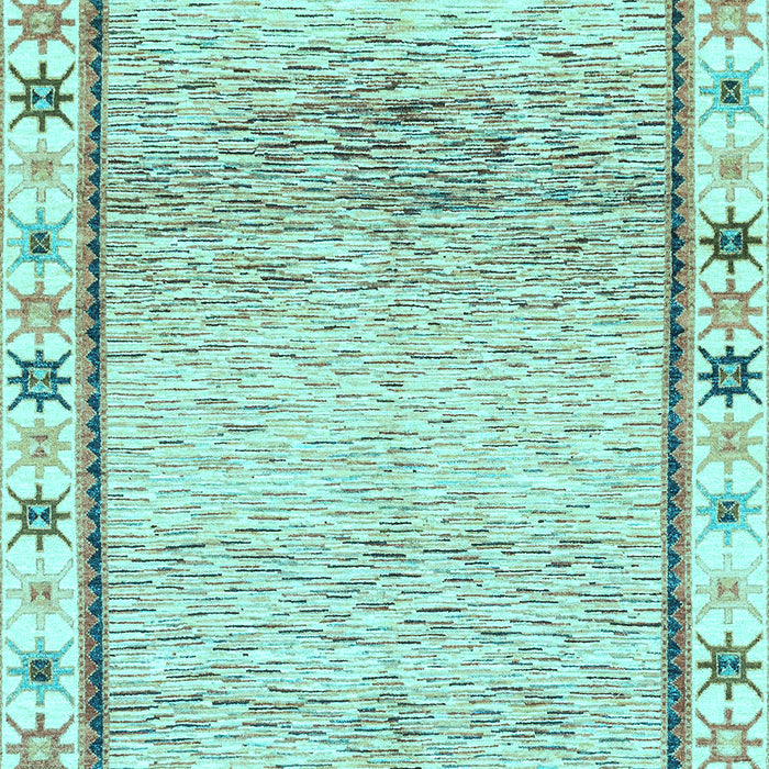 Abstract Light Blue Modern Rug, abs3413lblu
