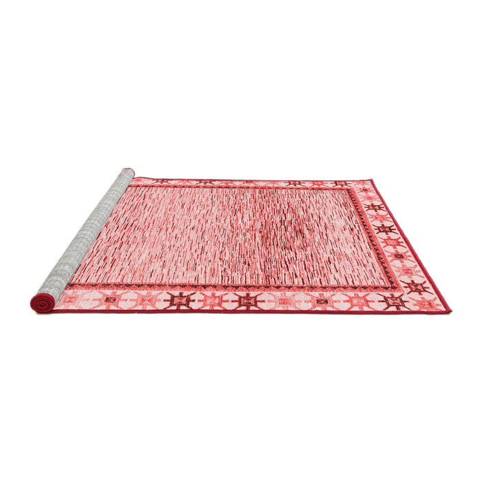 Modern Red Washable Rugs