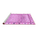 Sideview of Machine Washable Abstract Purple Modern Area Rugs, wshabs3413pur