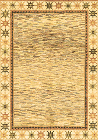 Abstract Brown Modern Rug, abs3413brn