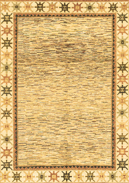Abstract Brown Modern Rug, abs3413brn