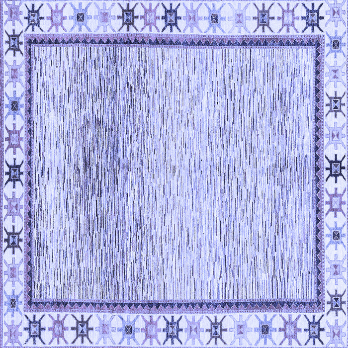 Square Machine Washable Abstract Blue Modern Rug, wshabs3413blu