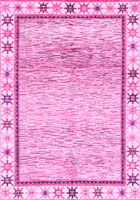 Abstract Pink Modern Rug, abs3413pnk