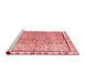 Modern Red Washable Rugs