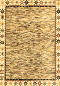 Abstract Brown Modern Rug, abs3414brn