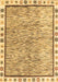 Machine Washable Abstract Brown Modern Rug, wshabs3414brn