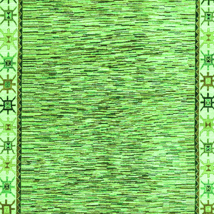 Abstract Green Modern Rug, abs3414grn