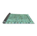 Sideview of Abstract Light Blue Modern Rug, abs3414lblu