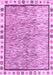 Machine Washable Abstract Purple Modern Area Rugs, wshabs3414pur