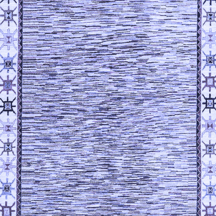 Abstract Blue Modern Rug, abs3414blu