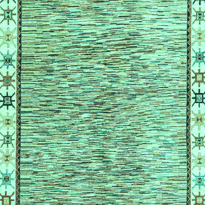 Abstract Turquoise Modern Rug, abs3414turq