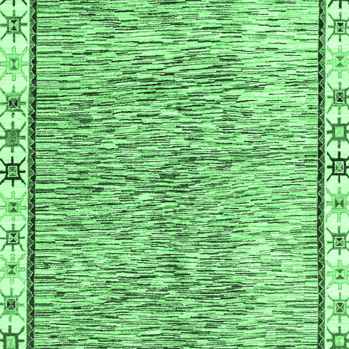 Abstract Emerald Green Modern Rug, abs3414emgrn