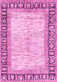 Abstract Pink Modern Rug, abs3415pnk