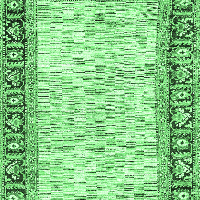 Abstract Emerald Green Modern Rug, abs3415emgrn