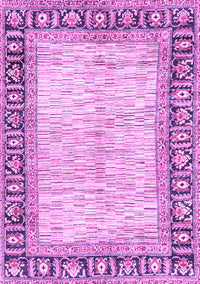 Abstract Purple Modern Rug, abs3415pur