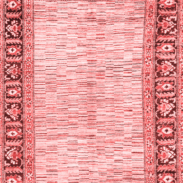 Abstract Red Modern Area Rugs