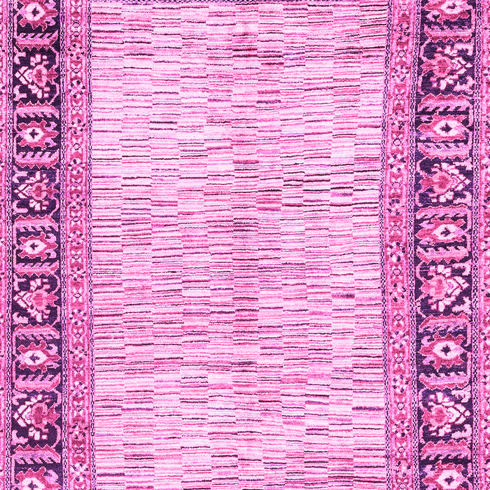 Machine Washable Abstract Pink Modern Rug, wshabs3415pnk