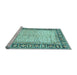 Sideview of Machine Washable Abstract Light Blue Modern Rug, wshabs3415lblu