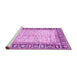 Sideview of Machine Washable Abstract Purple Modern Area Rugs, wshabs3415pur