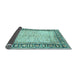 Sideview of Abstract Light Blue Modern Rug, abs3415lblu