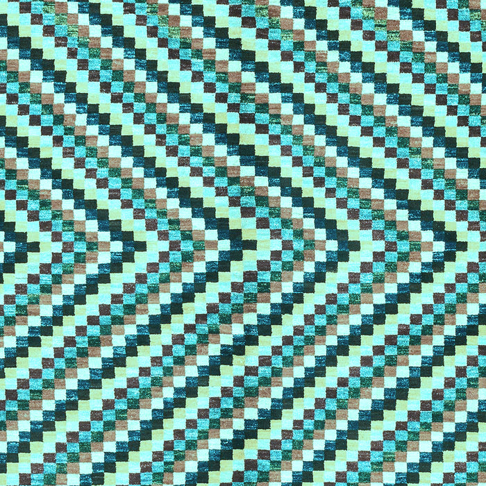 Abstract Light Blue Modern Rug, abs3416lblu