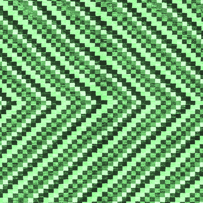 Machine Washable Abstract Emerald Green Modern Area Rugs, wshabs3416emgrn