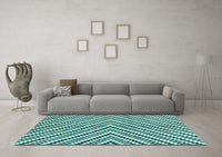 Machine Washable Abstract Light Blue Modern Rug, wshabs3416lblu