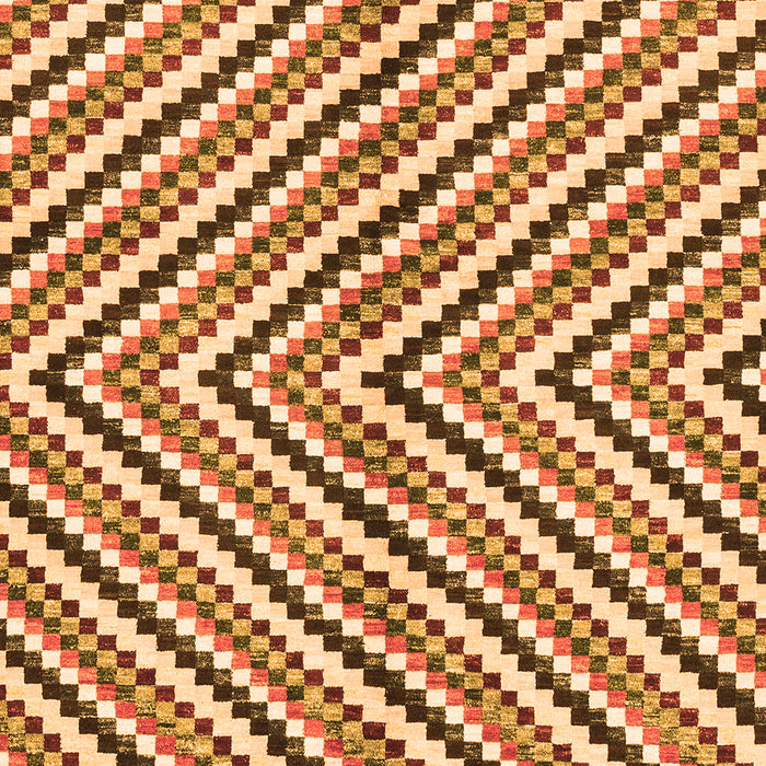 Abstract Orange Modern Rug, abs3416org