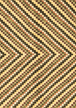 Abstract Brown Modern Rug, abs3416brn