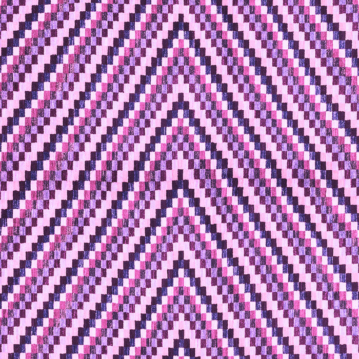 Square Machine Washable Abstract Purple Modern Area Rugs, wshabs3416pur