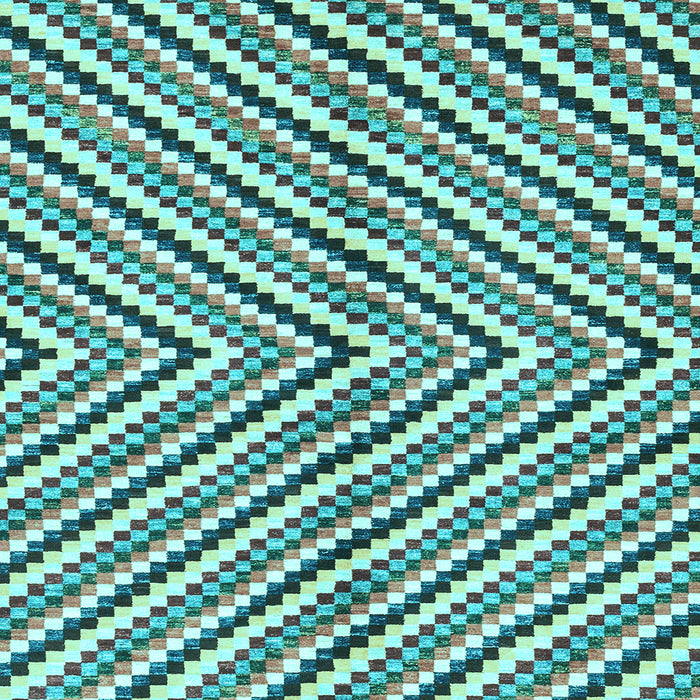 Square Machine Washable Abstract Light Blue Modern Rug, wshabs3416lblu