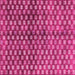 Square Machine Washable Abstract Pink Modern Rug, wshabs3417pnk