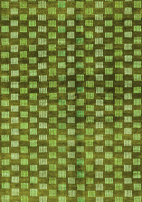 Abstract Green Modern Rug, abs3417grn