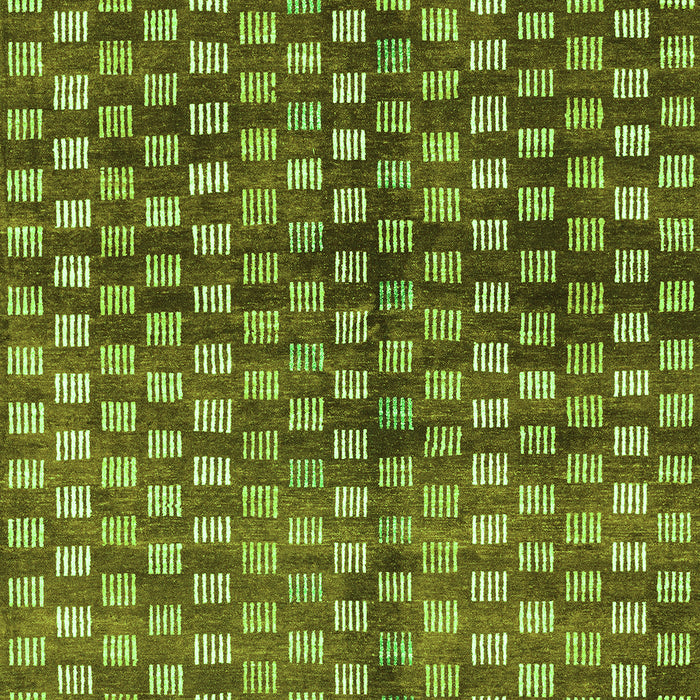 Abstract Green Modern Rug, abs3417grn