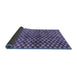 Sideview of Abstract Blue Modern Rug, abs3417blu