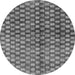 Round Machine Washable Abstract Gray Modern Rug, wshabs3417gry