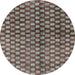 Round Machine Washable Abstract Light Blue Modern Rug, wshabs3417lblu