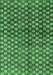 Machine Washable Abstract Emerald Green Modern Area Rugs, wshabs3417emgrn