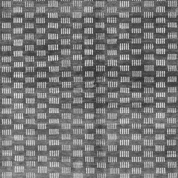 Square Abstract Gray Modern Rug, abs3417gry