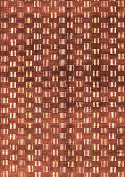 Abstract Brown Modern Rug, abs3417brn