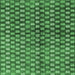 Square Machine Washable Abstract Emerald Green Modern Area Rugs, wshabs3417emgrn