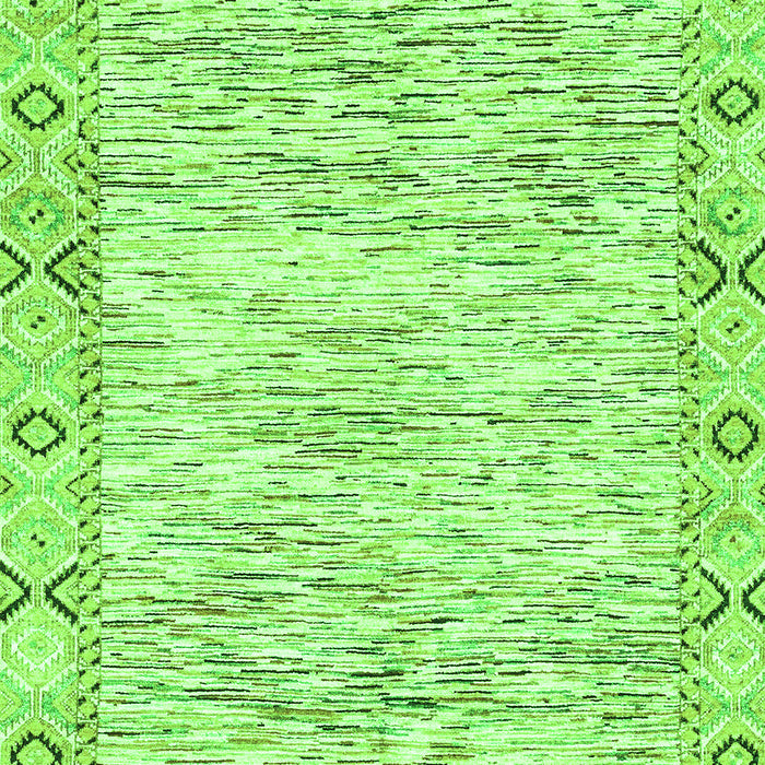 Machine Washable Abstract Green Modern Area Rugs, wshabs3418grn