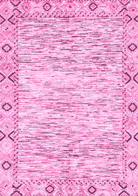 Abstract Pink Modern Rug, abs3418pnk