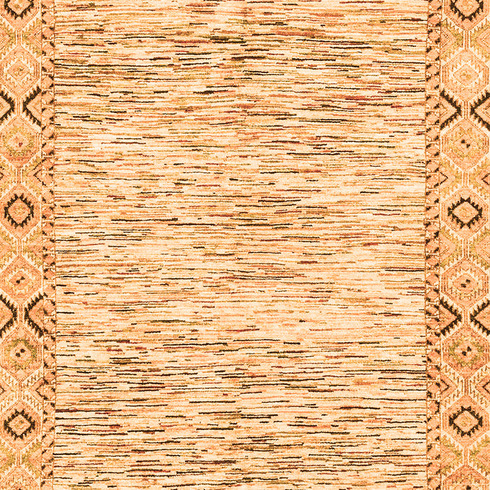 Machine Washable Abstract Orange Modern Area Rugs, wshabs3418org