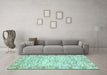 Machine Washable Abstract Light Blue Modern Rug in a Living Room, wshabs3418lblu